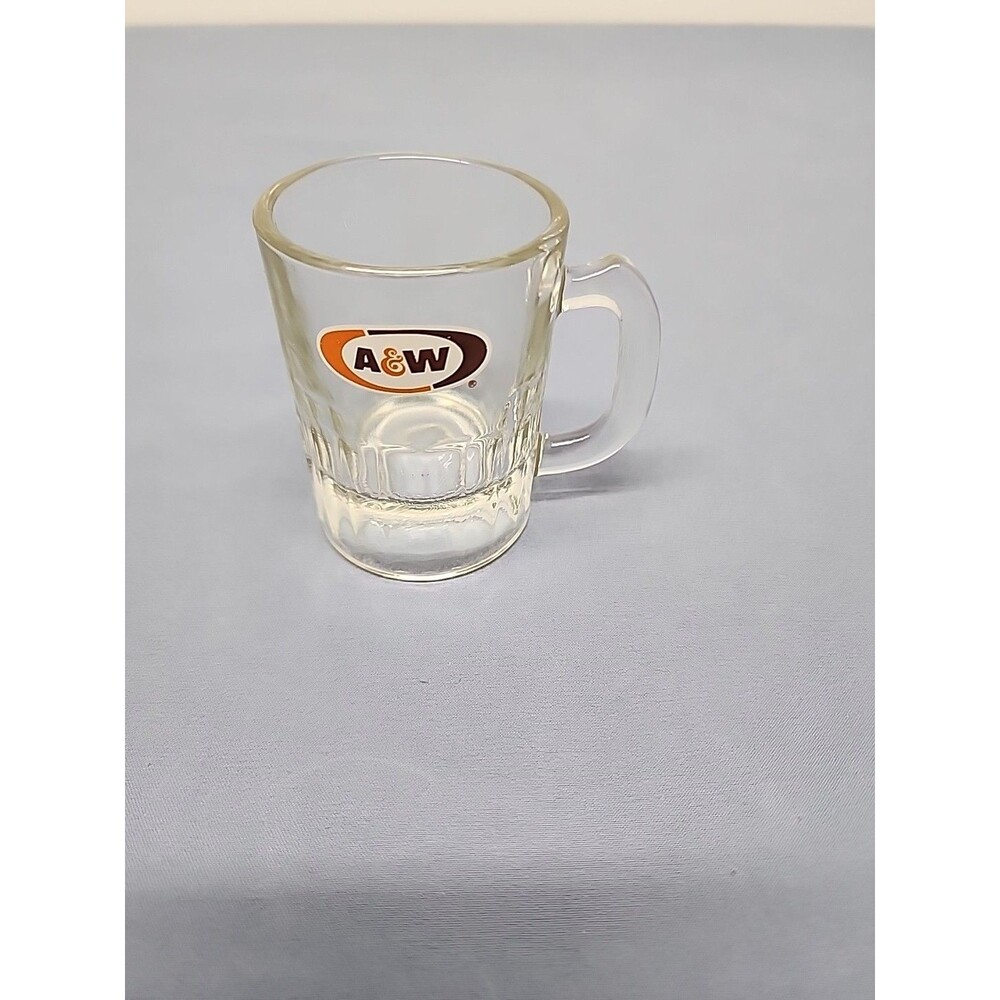 Vintage A&W Root Beer Mini Mug With Logo 3.25” Made In The USA EUC